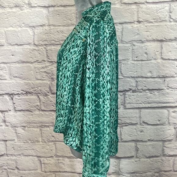NWT Michael Kors snakeskin print blouse - Picture 4 of 7